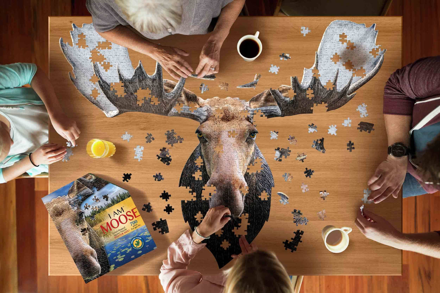 I AM Moose - Shaped 700pc