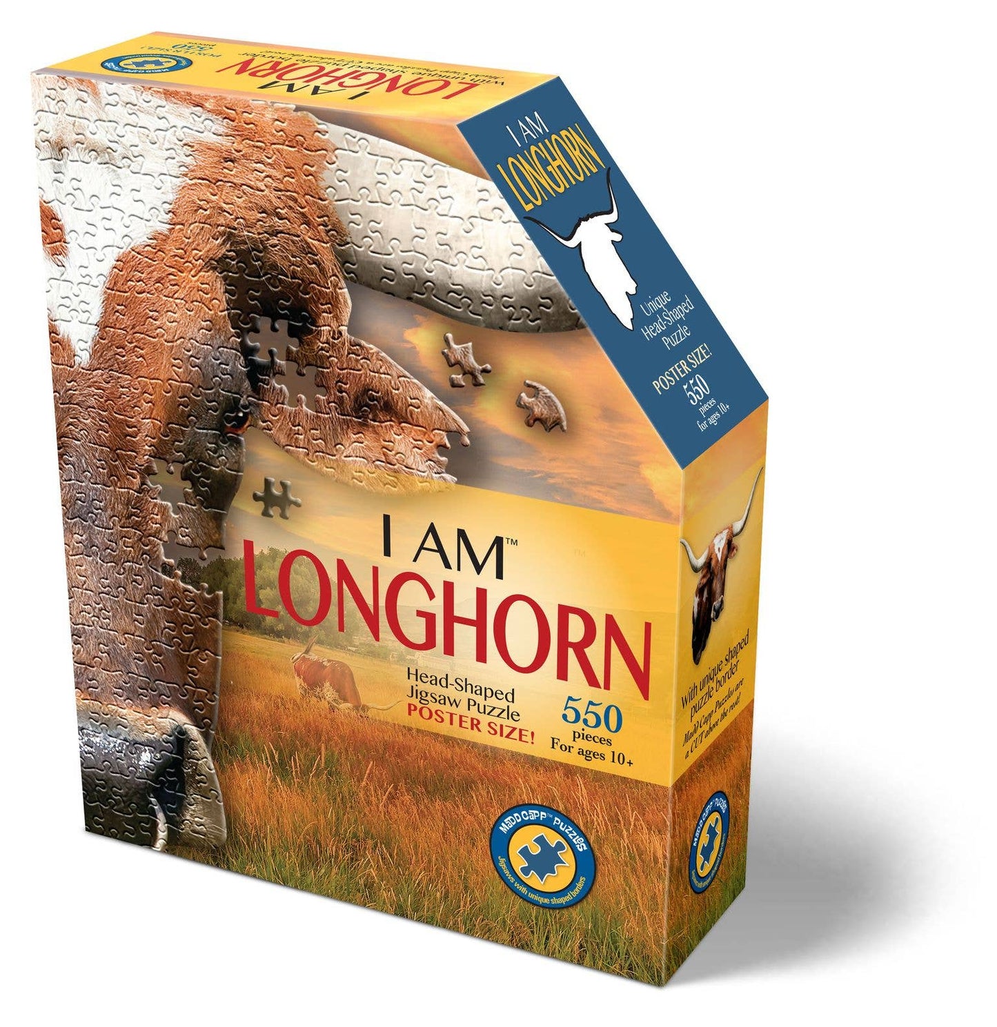 I AM Longhorn - Shaped 550pc