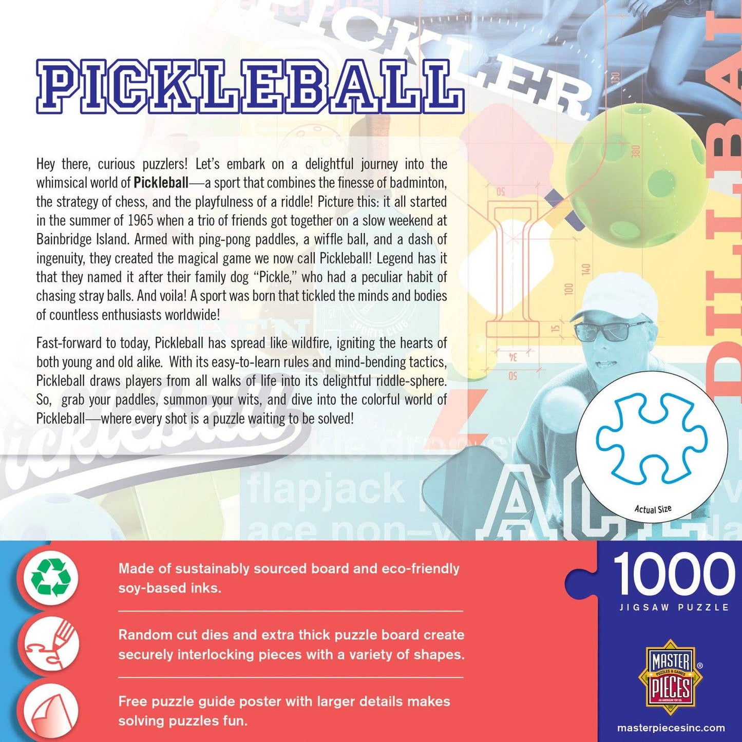 Pickleball - 1000pc