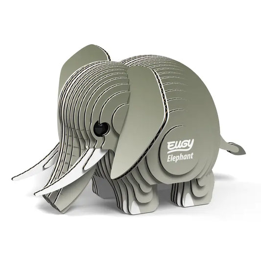 Eugy 3D Wood Puzzle: Elephant