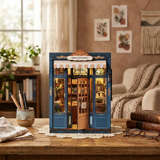 Miniature House Kit: Indigo Story Parlor