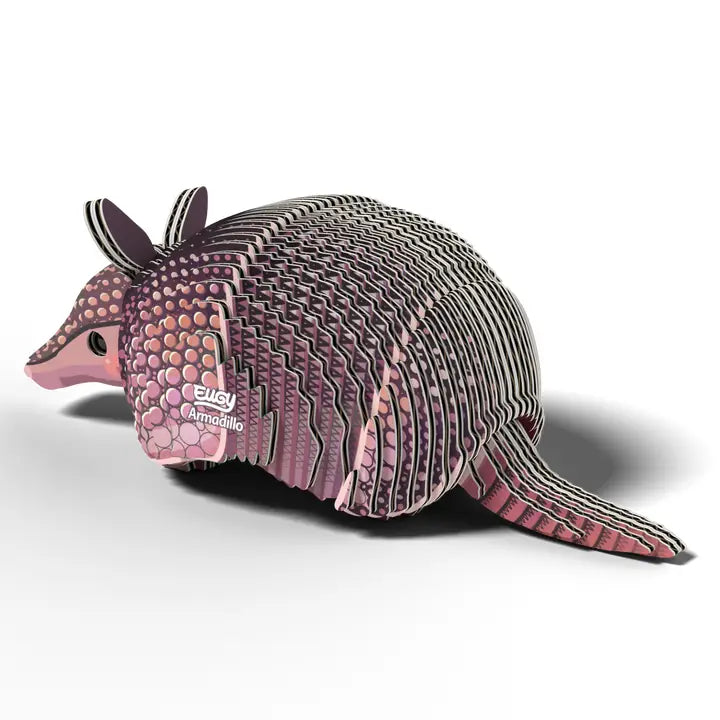 Eugy 3D Wood Puzzle: Armadillo