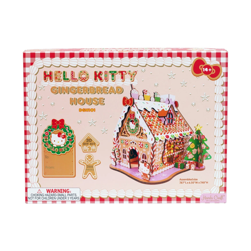 Miniature House Kit: Hello Kitty Gingerbread House