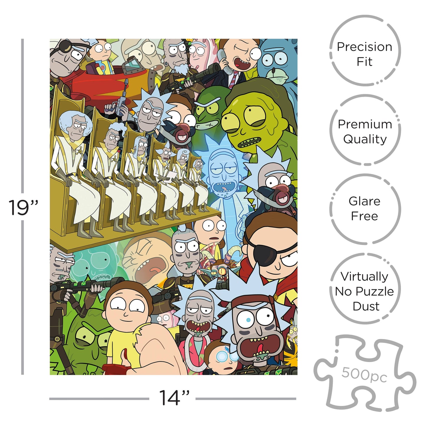 Ricks & Morty 500pc