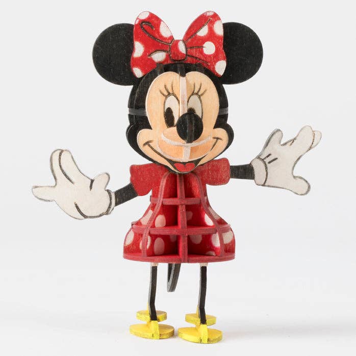 Disney: Minnie Mouse Book and 3D Wood Model