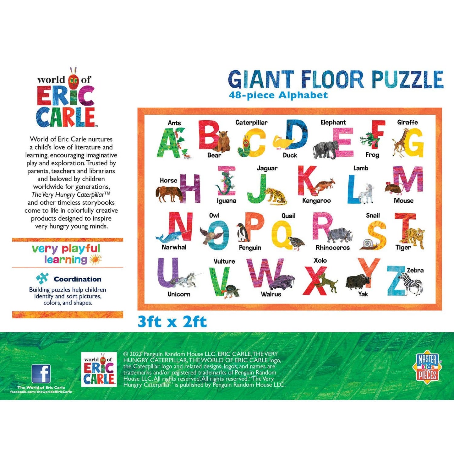 World of Eric Carle - Alphabet (Floor) 48pc