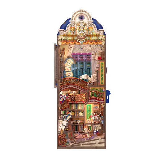 Book Nook: Magic Library with Dust Cover