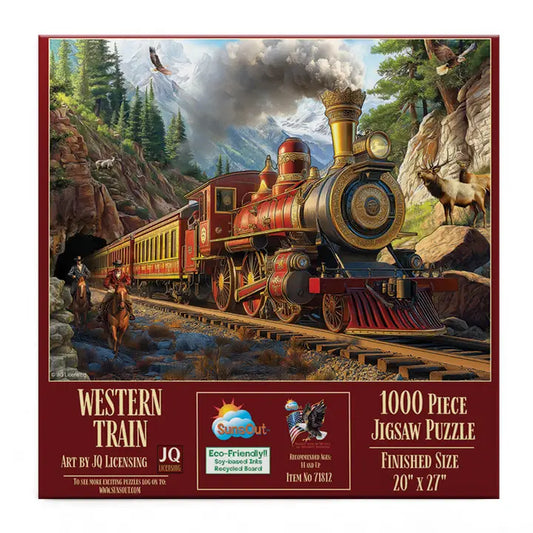 Western Train 1000pc