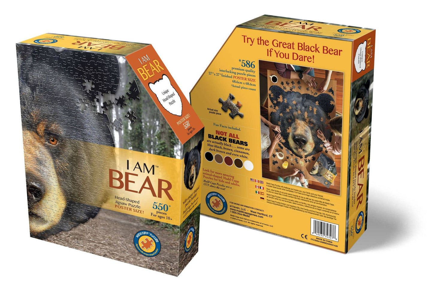 I AM Bear - Shaped 550pc