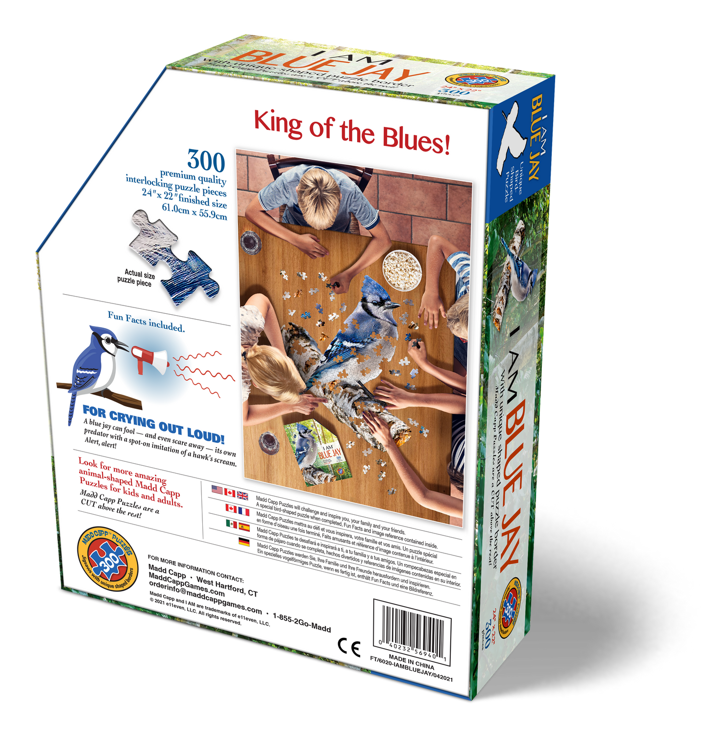 I AM Blue Jay - Shaped 300pc