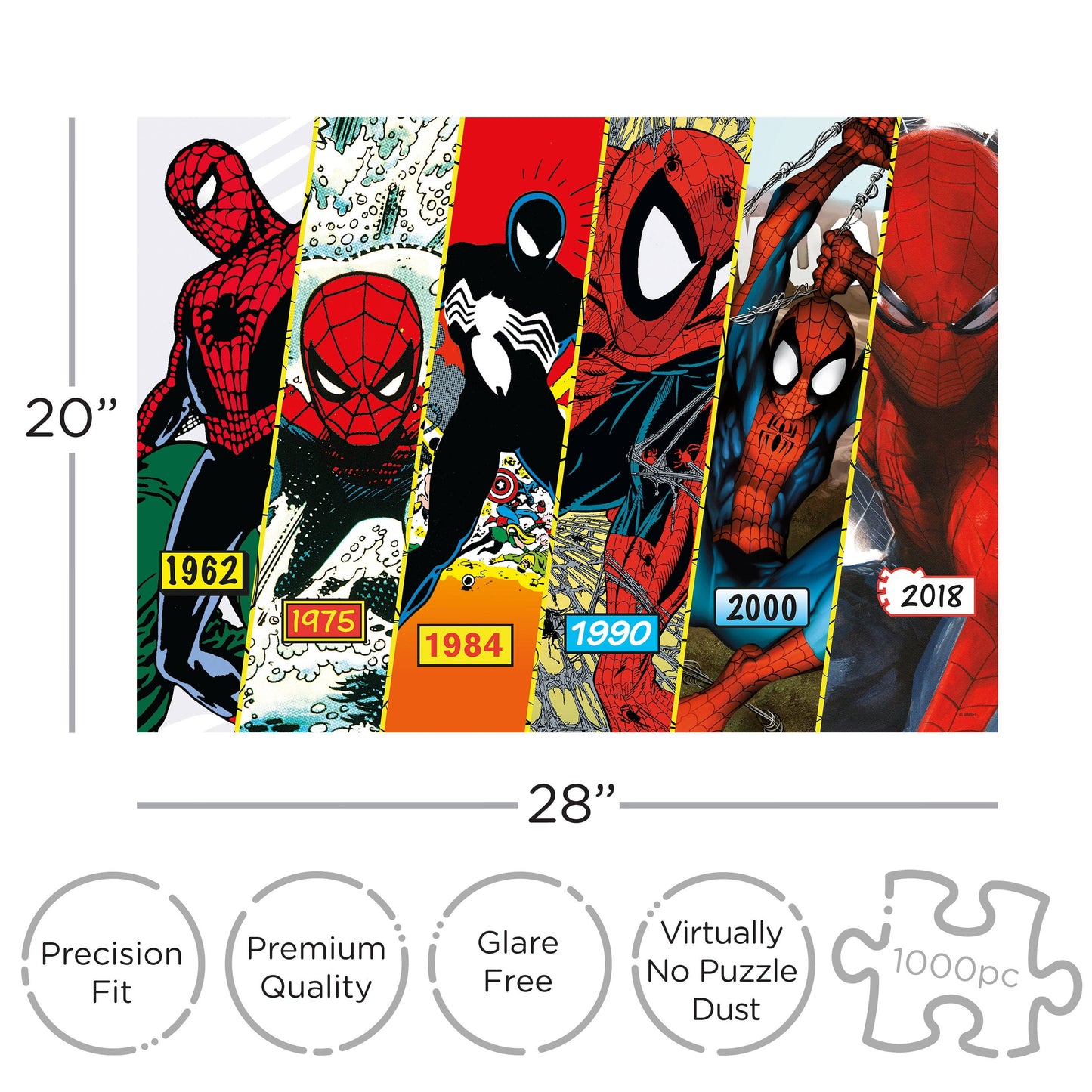 Marvel Spider-Man Timeline 1000pc