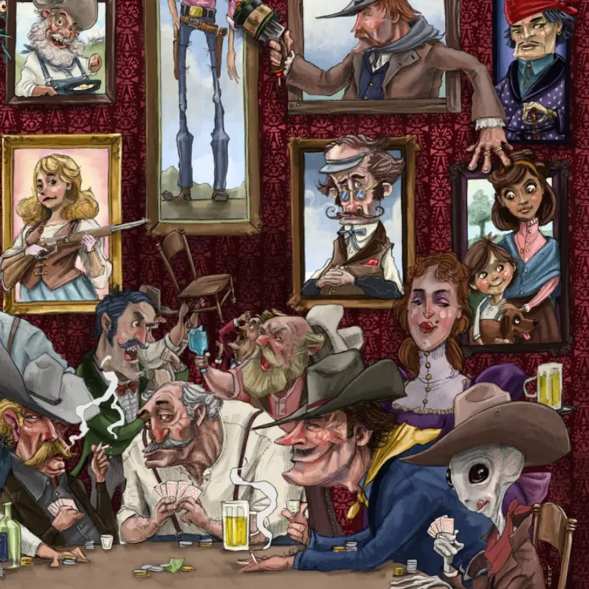 One Day in the Old West 1000pc