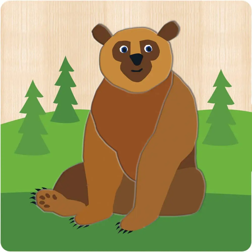 Eric Carle Chunky Wood Puzzles 4-pack