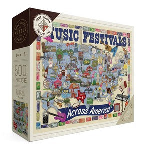 Music Festivals Across America 500pc