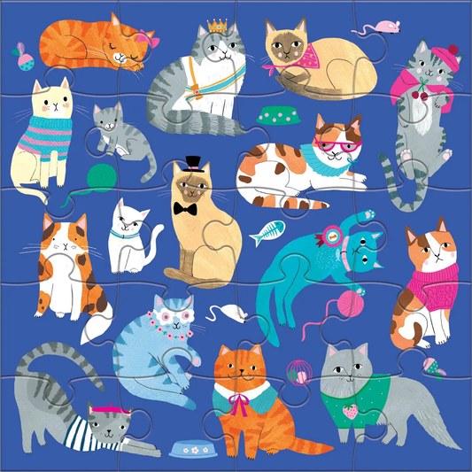 Cats & Dogs Magnetic Puzzle 2x20pc