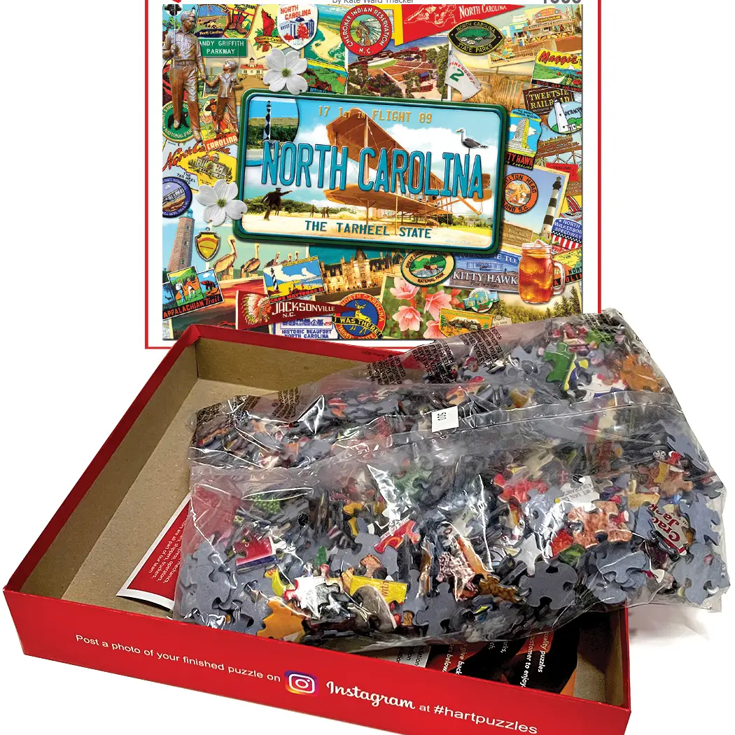 North Carolina By Kate Ward Thacker 1000pc