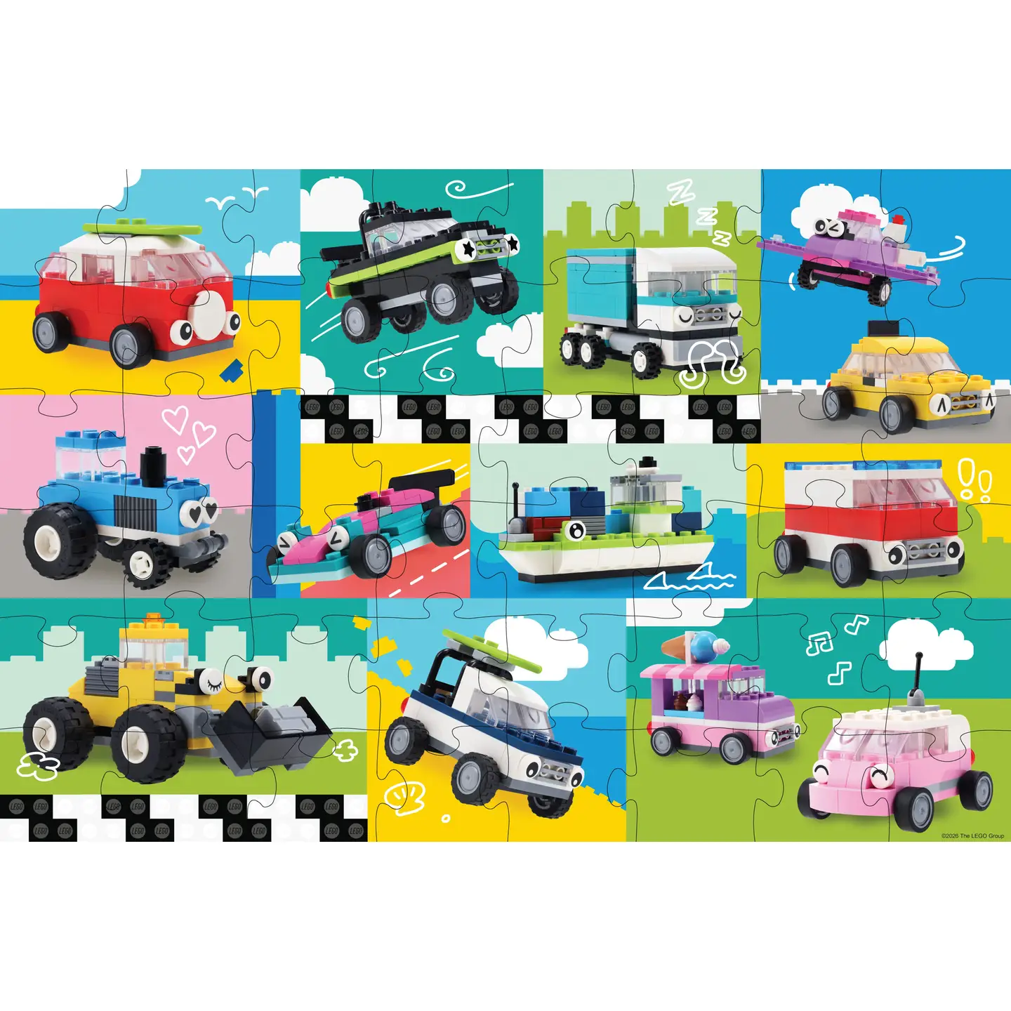 Lego: Vehicles (Floor) 48pc