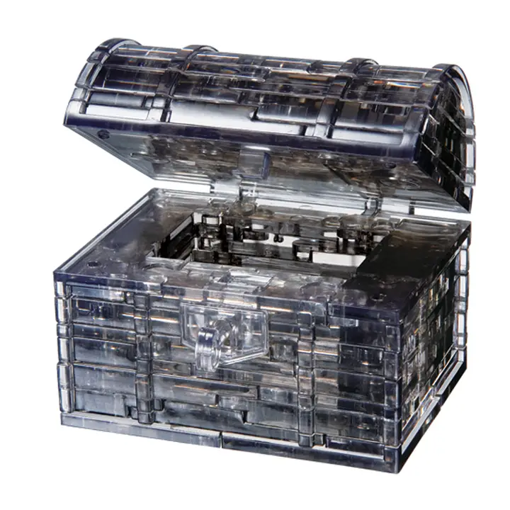 Crystal Puzzle - Black Treasure Chest