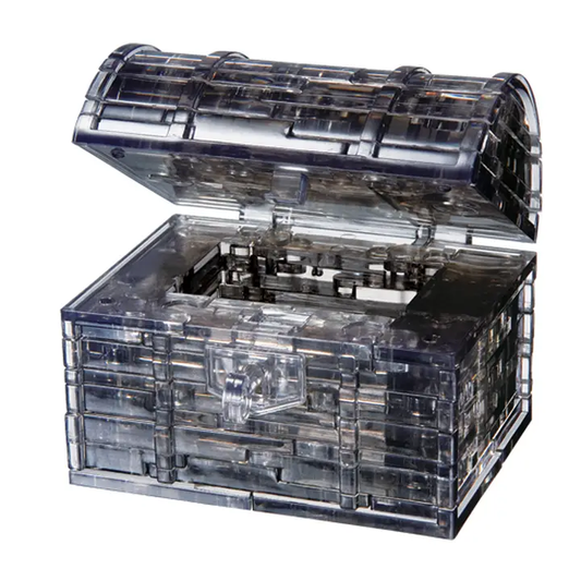 Crystal Puzzle - Black Treasure Chest