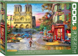 Notre Dame Sunset 1000pc