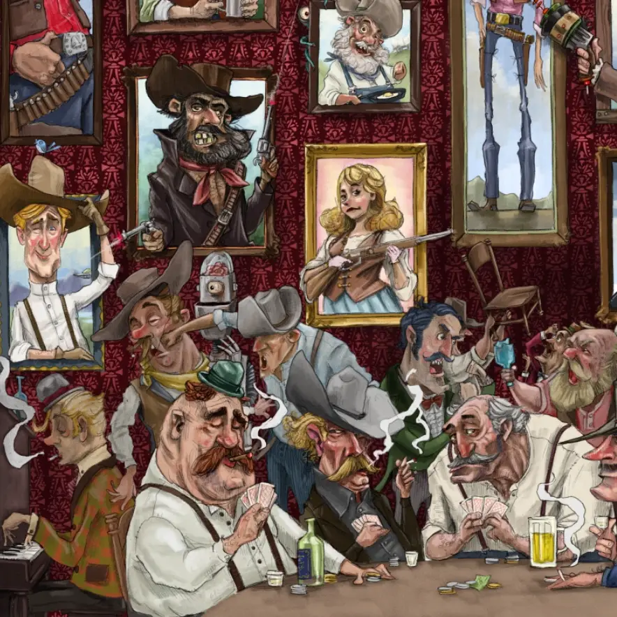 One Day in the Old West 1000pc