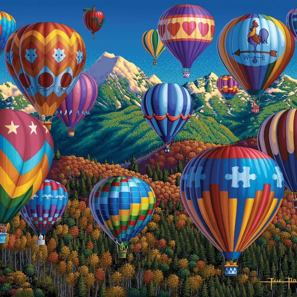 Dowdle: Up, Up and Away Personal Puzzle 210pc