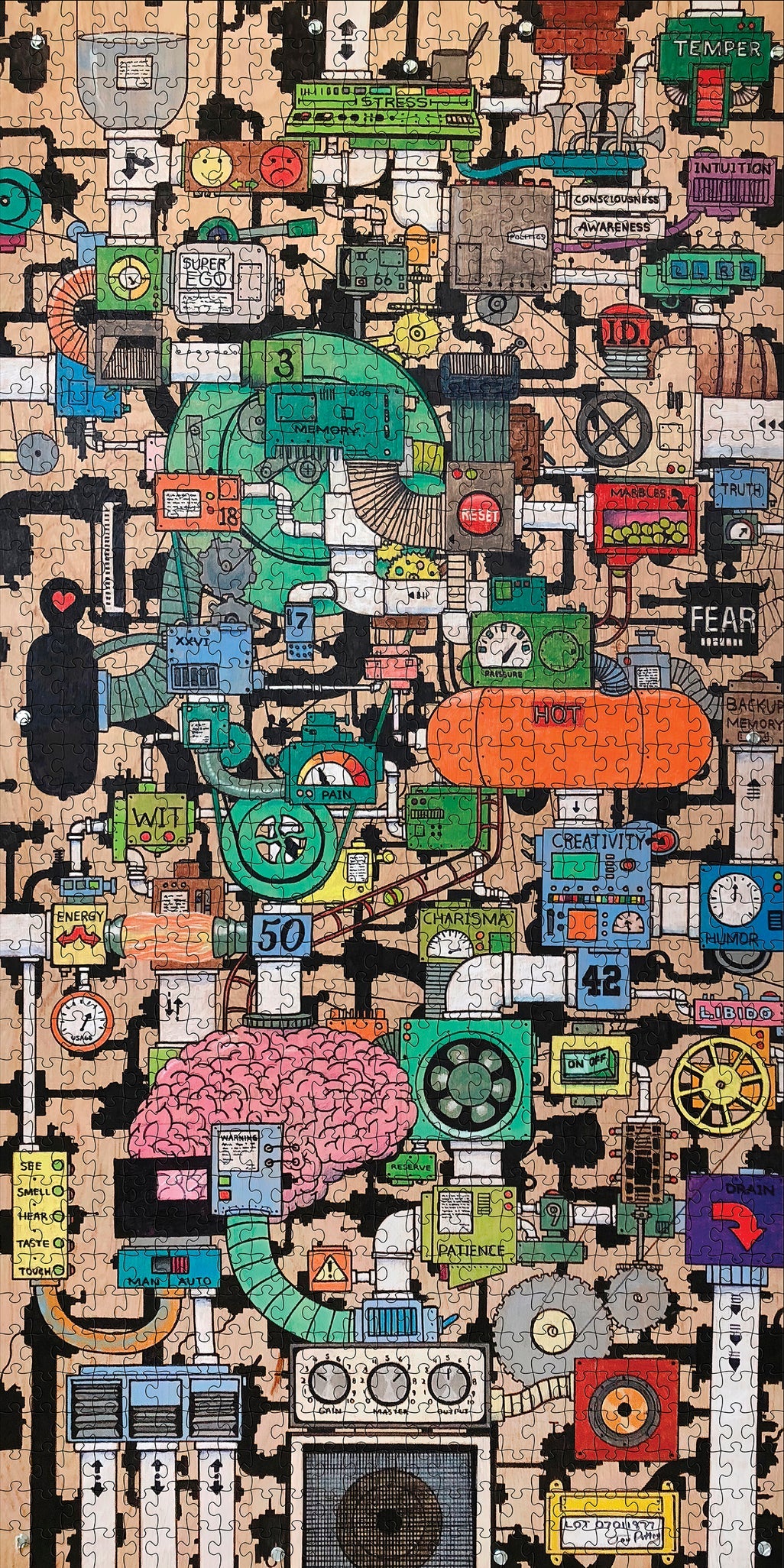 Jonathan Petley: Self Machine 1000pc
