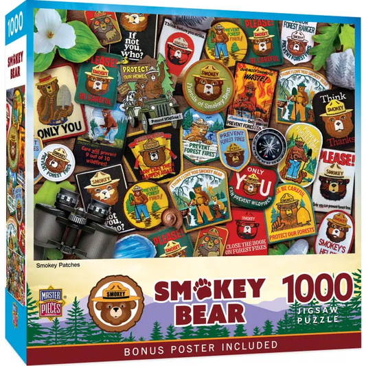 Smokey Bear Patches 1000pc