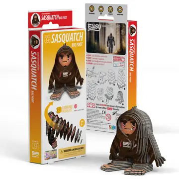 Eugy 3D Wood Puzzle: Sasquatch