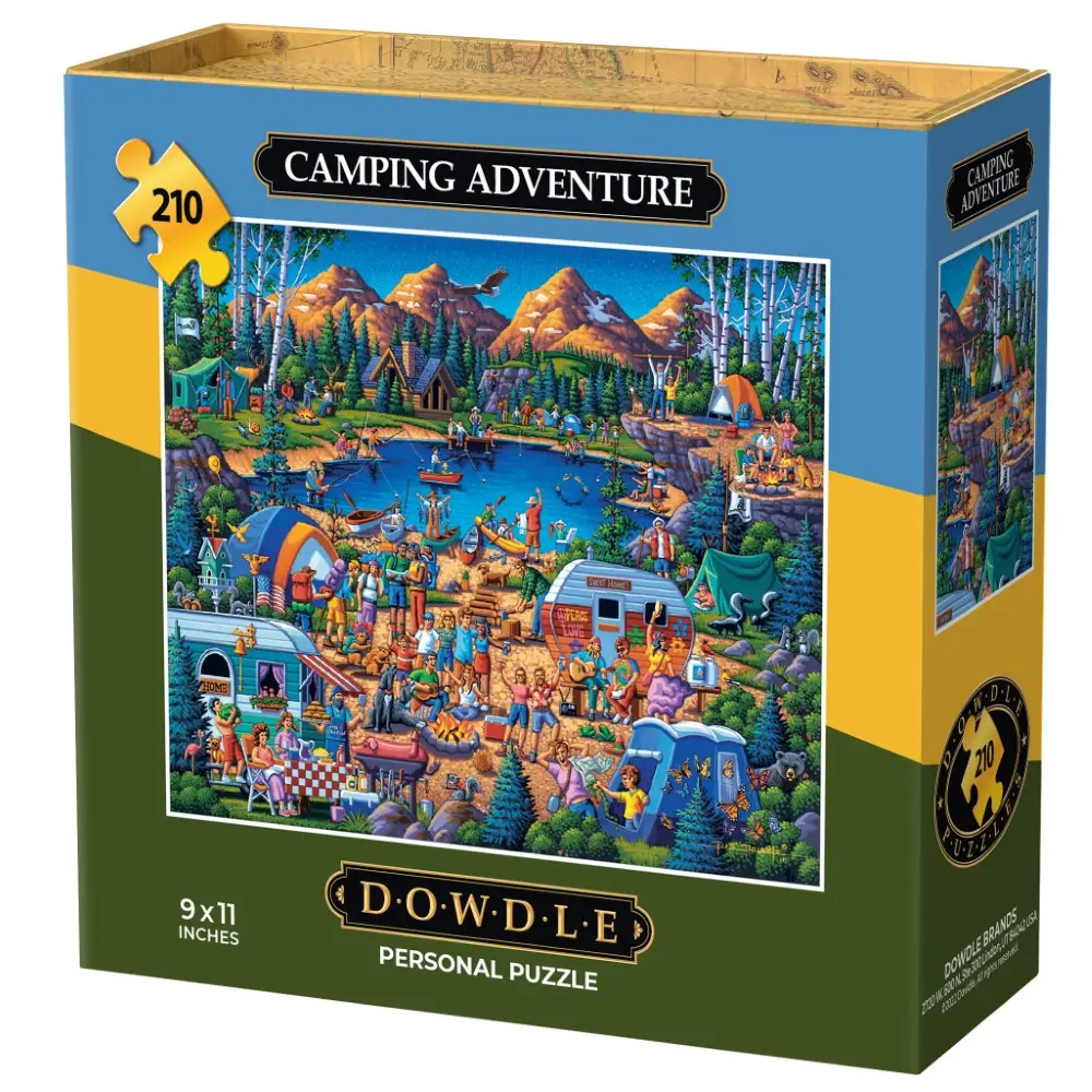 Dowdle: Camping Adventure Personal Puzzle 210pc
