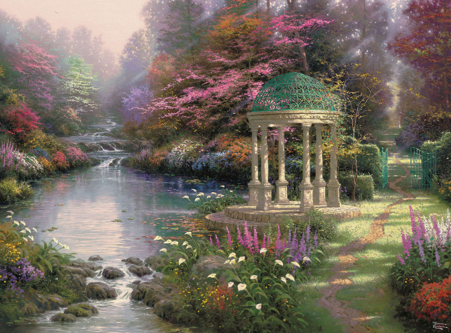 Thomas Kinkade: The Garden of Prayer 1000pc