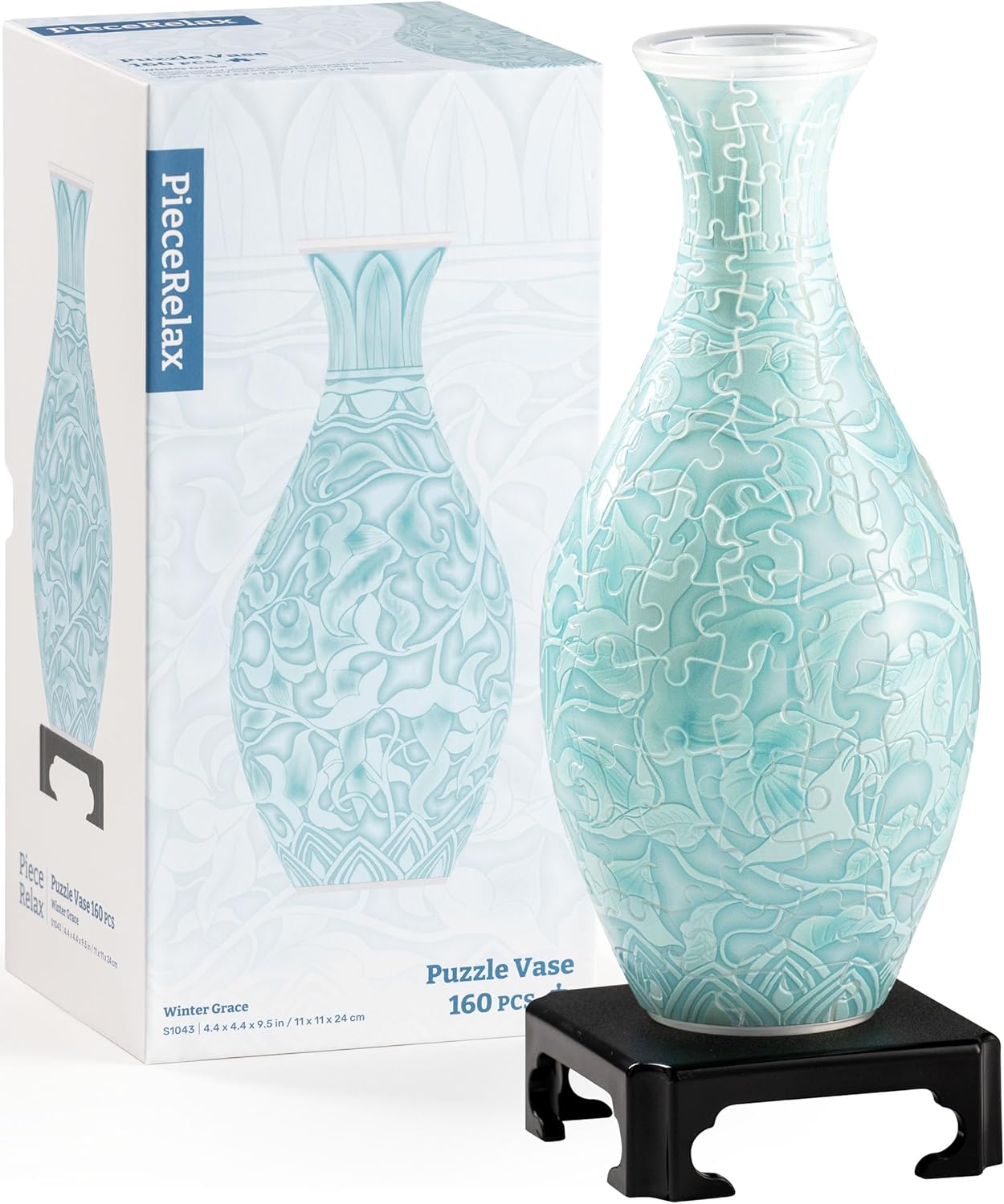 3D Puzzle Vase: Winter Grace 160pc