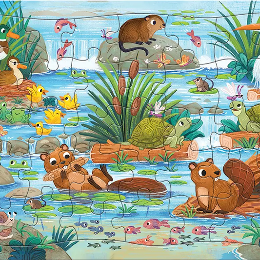 Pond Scene (Tray) 35pc