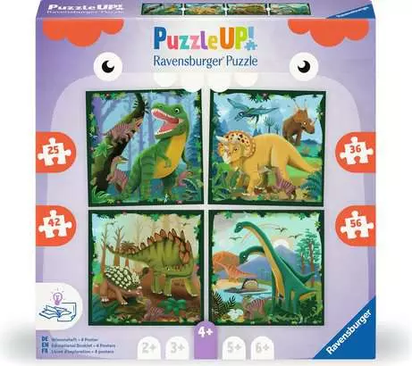 Puzzle UP! Dinosaurs 25/36/42/56pc