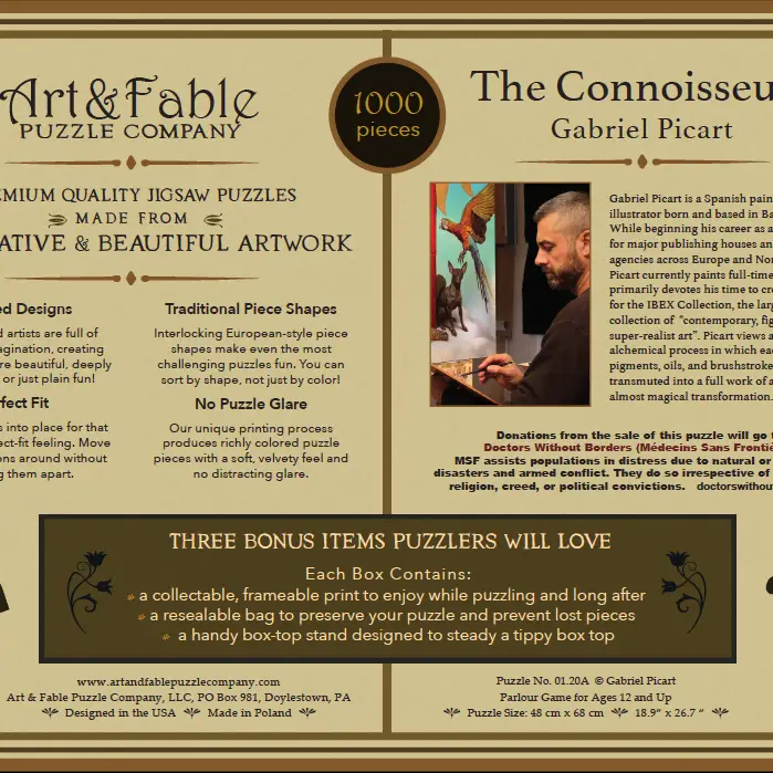 The Connoisseur (Velvet-Touch) 1000pc