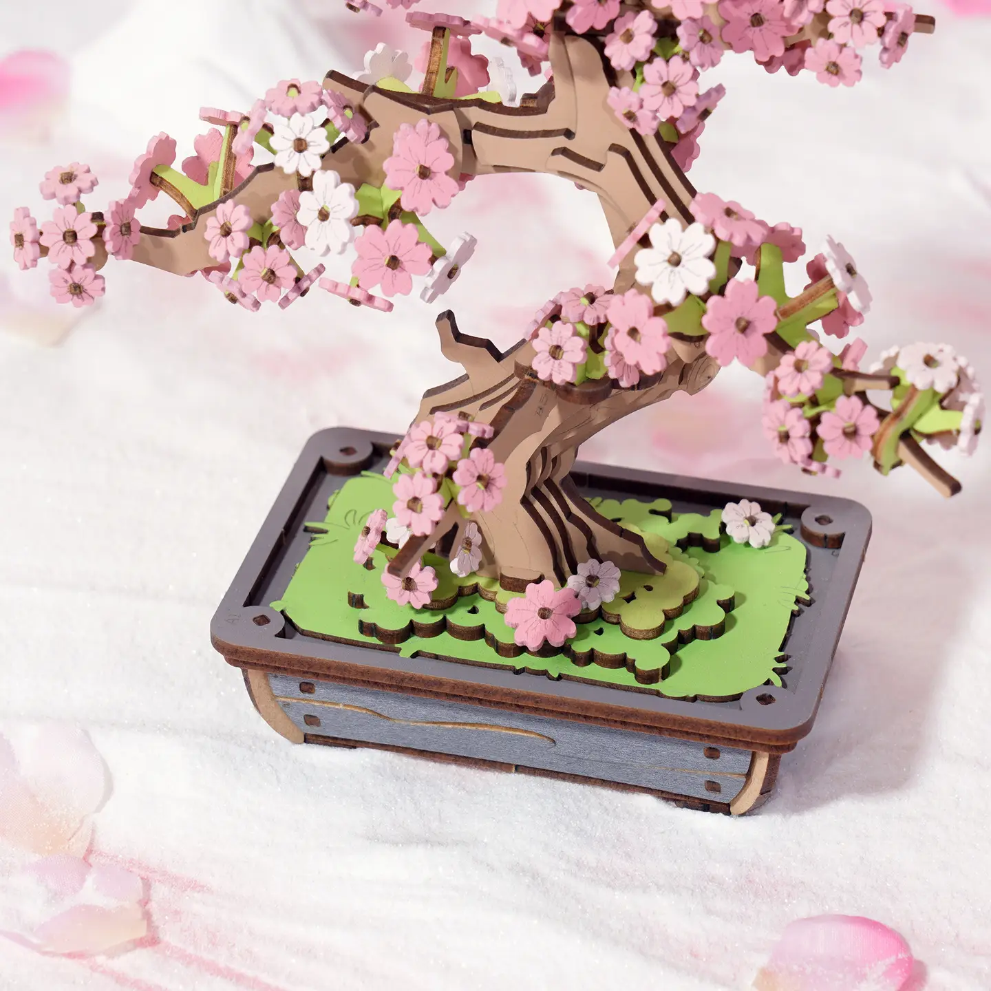 Wooden Flower: Sakura Bonsai