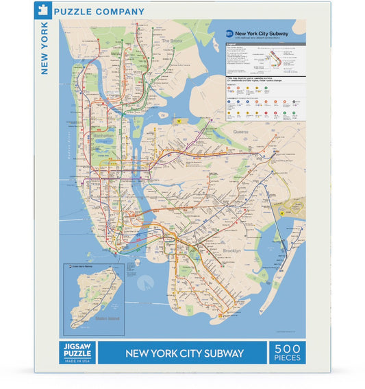 New York Subway Map 500pc