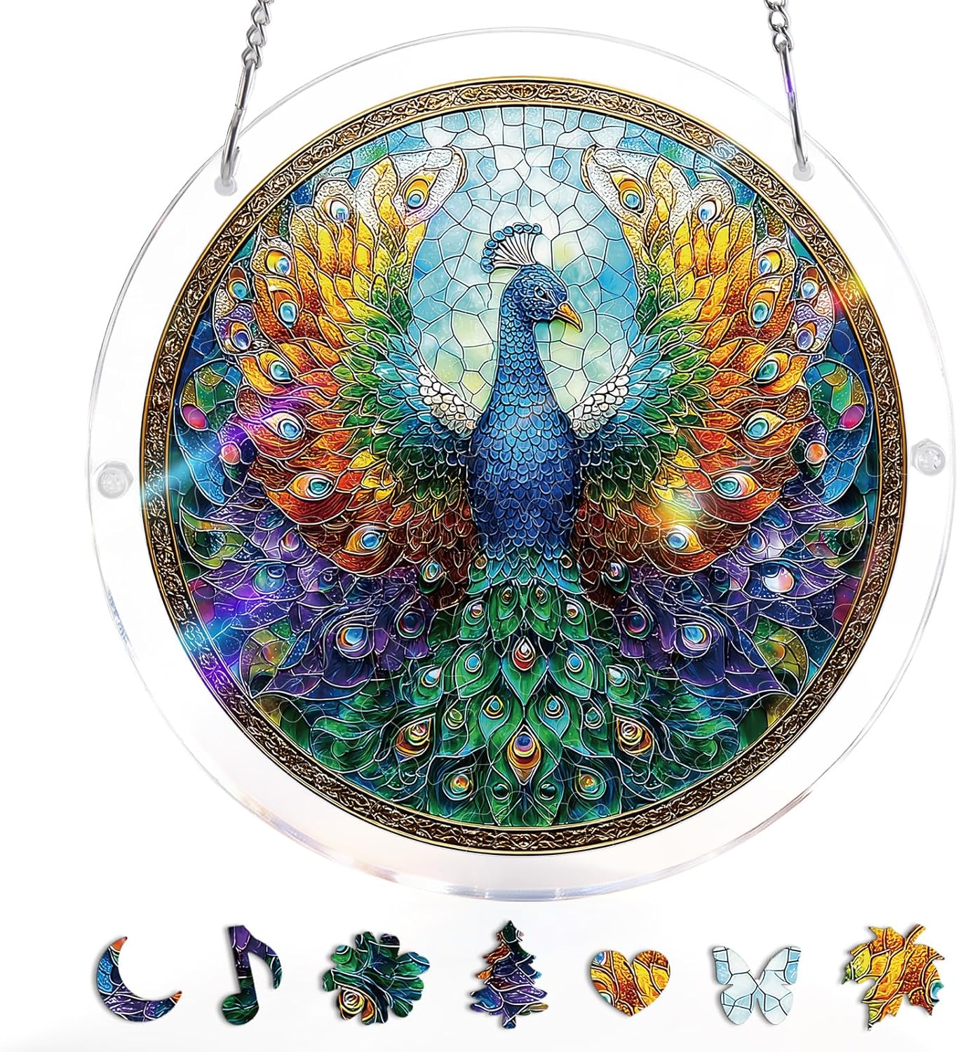 Acrylic Jigsaw: Peacock of Radiance 83pc