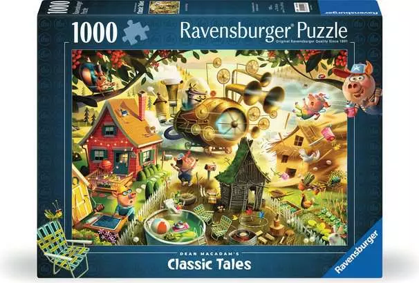 MacAdam Classic Tales: Look Out Little Pigs 1000pc