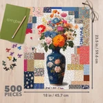 Quilted Flower Vase 500pc