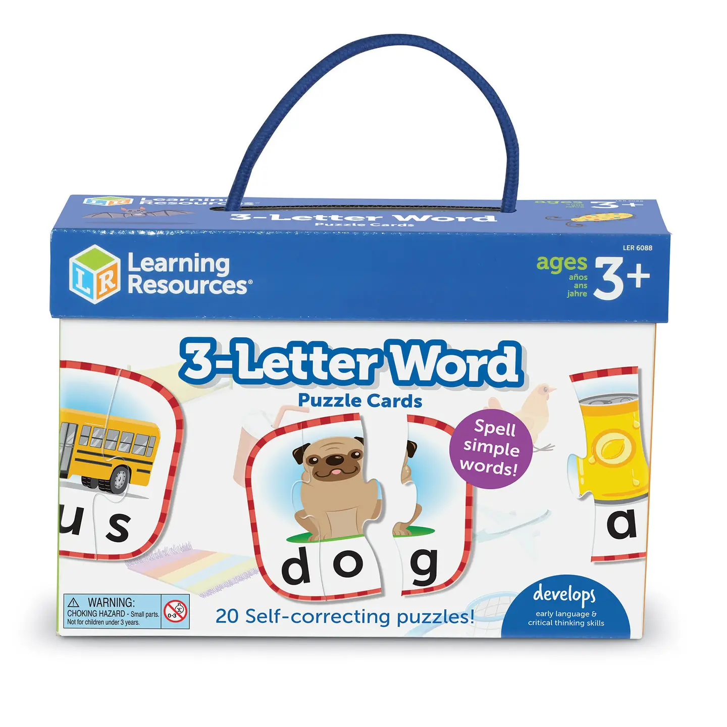 3-Letter Words Puzzle Cards