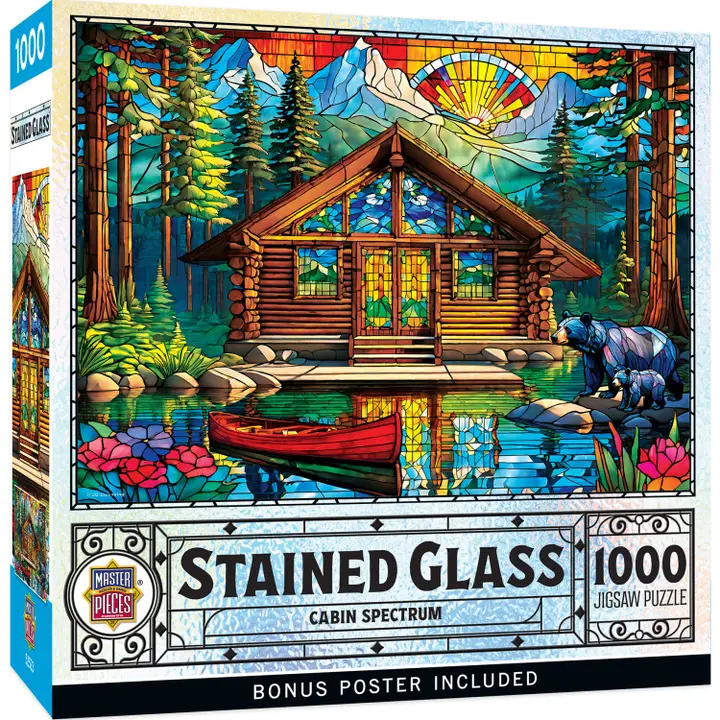 Stained Glass - Cabin Spectrum 1000pc