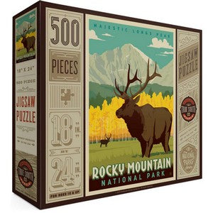 Rocky Mountain National Park Elk 500pc