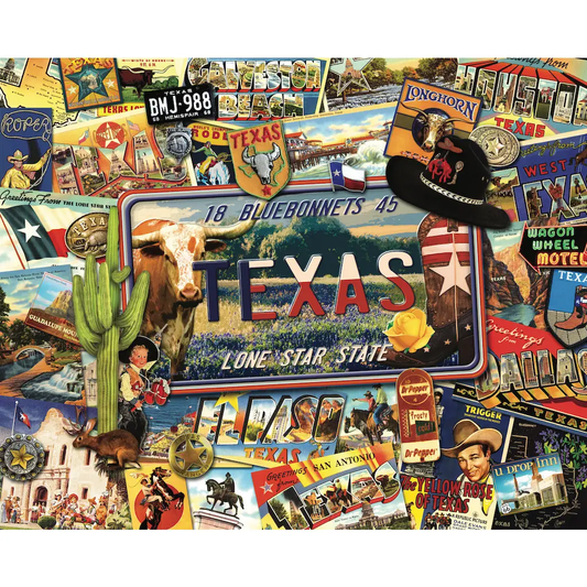 Lone Star State Puzzle By Kate Ward Thacker 1000pc