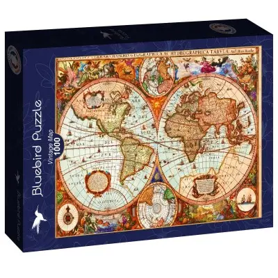 Vintage Map 1000pc