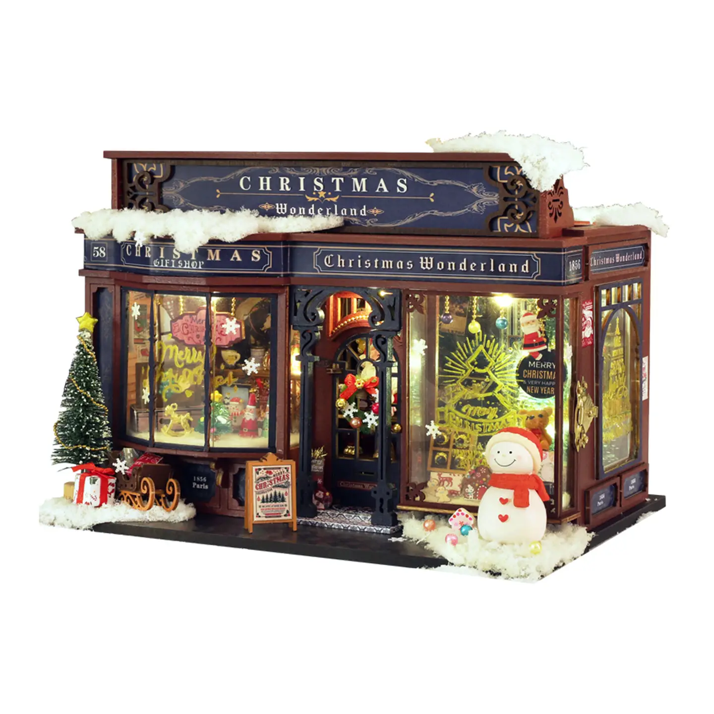 Miniature House Kit: Christmas Wonderland