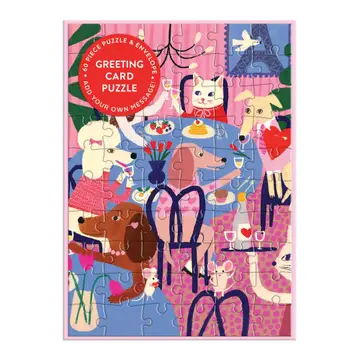 Paws for Love Greeting Card 60pc