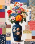 Quilted Flower Vase 500pc