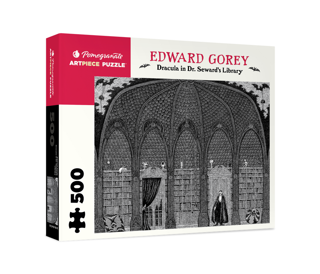 Edward Gorey: Dracula in Dr. Seward's Library 500pc