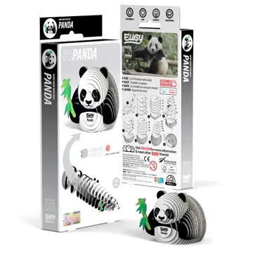 Eugy 3D Wood Puzzle: Panda